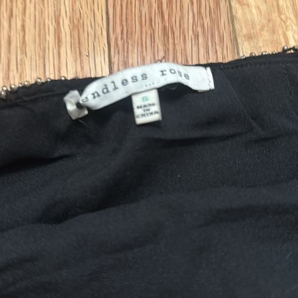 Endless Rose S black and silver sequin skirt S - Picture 2 of 3